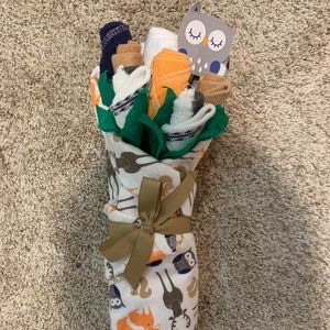 Welcome baby bouquet! Baby shower gift!